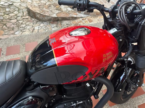 Kit Protector Tanque Laterales Hunter 350 - Roja