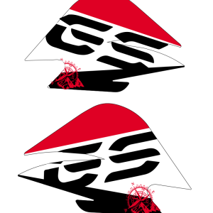 sticker nuevo f700gs Protector Lateral Resina Bmw F700gs